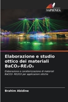 Elaborazione e studio ottico dei materiali BaCO3-RE2O3 (Italian Edition) 6209731945 Book Cover