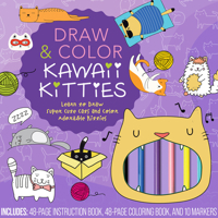 Draw Color Kawaii Kitties Kit 078584113X Book Cover