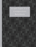 Graph Paper 4 X 4 Composition Notebook: Grid Paper Journal: White Paper 102 Pages For Math & Science Students 1692479229 Book Cover