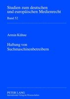 Haftung Von Suchmaschinenbetreibern 363162316X Book Cover