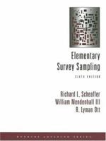 Elementary Survey Sampling 0534243428 Book Cover