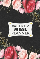 Weekly Meal Planner: 52 Weeks Menu Planner with Grocery List Diary Log Journal Calendar | 108 pages | 6x9 inches B083XX6BWZ Book Cover