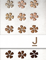 J: Monogrammed Make Up Face Charts - Beauty Students Makeup Charts - Gift for Wedding Makeup Artists 1672526337 Book Cover