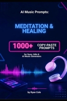 AI MUSIC PROMPTS MEDITATION & HEALING: 1000+ Copy-Paste Prompts for Suno, Udio & AI Music Generators. (AI Music Prompts Library) B0HG7TB6T8 Book Cover