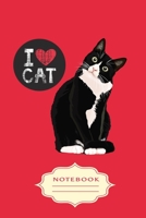 I LOVE CAT: Notebooks are a very essential part for taking notes, as a diary, writing thoughts and inspirations, tracking your goals,for homework, planning and organizing. 1699107149 Book Cover