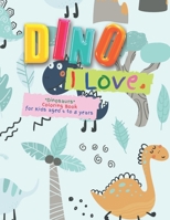 "Dinosaurs" Coloring Book: Activity Book for Kids, Kids Aged 4 to 8 Years, Large 8.5 x 11 inches, Beautiful and Cute Pictures, Keep Kids Improve ... Help Relax, Soft Matte Cover B08B384N34 Book Cover