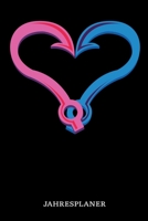 Jahresplaner: Herz Angler Angeln Fisch Fischer Zwei Jahres Kalender 2020 2021 6x9 A5: Studienplaner Terminkalender W�chentliche To-Do-Liste & Ziele F�r Sch�ler, Lehrer Und Studenten 1671230167 Book Cover