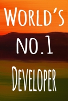 World's No.1 Developer: The perfect gift for the professional in your life - 119 page lined journal B07Y4KVJKM Book Cover