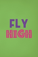 Fly High: Notebook Journal Composition Blank Lined Diary Notepad 120 Pages Paperback Green Solid Balloon 1712307061 Book Cover