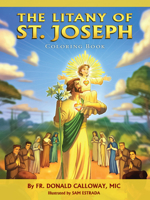 The Litany of St. Joseph Coloring Book 1596146265 Book Cover