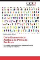 de La Evaluacion Al Analisis de Politicas Publicas 3659022020 Book Cover