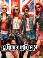 Punk Rock: A Rebellious Fashion Coloring Book: Beautiful Models (With an Attitude) Wearing Punk Clothing & Accessories. (Fashion Coloring Books Collection) 6500872061 Book Cover