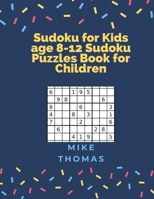 sudoku for kids age 8-12 sudoku puzzles book for children Large print: sudoku puzzles for clever kids hard puzzles 1673676642 Book Cover