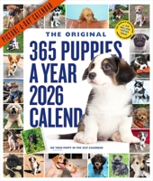 365 Puppies-A-Year Picture-A-Day(r) Wall Calendar 2026 1523531339 Book Cover
