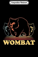 Composition Notebook: Australia Animal Gift Idea Work&Travel Wombat  Journal/Notebook Blank Lined Ruled 6x9 100 Pages 1672119383 Book Cover