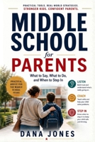 MIDDLE SCHOOL FOR PARENTS What to Say, What to Do, and When to Step In: Practical Strategies to Build Confidence, Handle Challenges, and Strengthen Your Relationship (Everyday Parenting Guides) B0HBRB4QW6 Book Cover