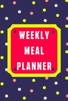 Weekly Meal Planner Journal: 52 Week Food Planner & Grocery list Menu Food Planners Prep Book Eat Records Journal Diary Notebook Log Book Size 6x9 Inches 108 Pages 1655117874 Book Cover