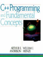 C++ Programming And Fundamental Concepts 0131182668 Book Cover