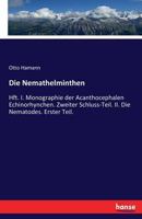Die Nemathelminthen 3744614514 Book Cover