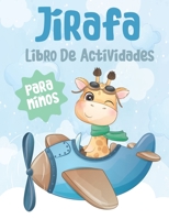 Jirafa Libro De Actividades para niños: Divertido libro de ejercicios para niños con más de 60 actividades con colorear, laberintos, emparejar, contar B09182N5TQ Book Cover