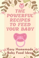 The Powerful Recipes To Feed Your Baby: Easy Homemade Baby Food Ideas: Baby Food Recipes 3-7 Years B09FCB23SJ Book Cover