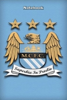 Manchester City Design 29 Notebook For Man City Fans and Lovers: Lined Notebook / Journal Gift, 120 Pages, 6x9, Soft Cover, Matte Finish 1676855092 Book Cover