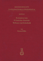 Kommentar Zum IV. Buch Des 'Parzival' Wolframs Von Eschenbach 3954903466 Book Cover
