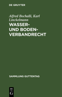 Wasser- und Bodenverbandrecht 3111285456 Book Cover