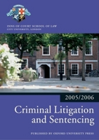 Criminal Litigation and Sentencing 0198714408 Book Cover