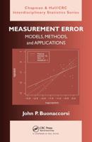 Measurement Error: Models, Methods, and Applications 1420066560 Book Cover