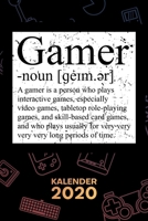 Kalender 2020: A5 Games Terminplaner f�r Games Liebhaber mit DATUM - 52 Kalenderwochen f�r Termine & To-Do Listen - Gamer Enzyklop�die Terminkalender Gaming Spruch Jahreskalender Videospieler 1679992651 Book Cover