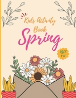 KIDS ACTIVITY BOOK SPRING B0BCSLS85T Book Cover