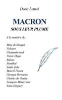 Macron sous leur plume 232210423X Book Cover