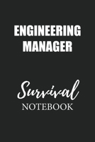Engineering Manager Survival Notebook: Small Undated Weekly Planner for Work and Personal Everyday Use Habit Tracker Password Logbook Music Review Playlist Diary Journal 1706315740 Book Cover