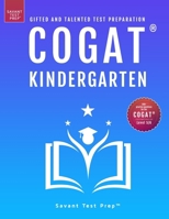 COGAT Kindergarten Test Prep: Gifted and Talented Test Preparation Book - Two Practice Tests for Children in Kindergarten (Level 5/6) B0CPWFRS5G Book Cover