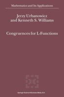 Congruences for L-Functions 9048154901 Book Cover