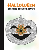 Halloween Coloring Book for Adults: 50 Halloween Illustrations Printed On One Side, Safe For Markers | Fun Craft Activity Gift | Stress Relieving Designs (Spooky House) 169629973X Book Cover