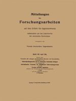 Mitteilungen Uber Forschungsarbeiten Auf Dem Gebiete Des Ingenieurwesens 3662019558 Book Cover