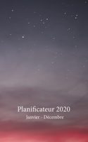 Planificateur 2020 Janvier - Décembre: Un planificateur mensuel et hebdomadaire à partir du 1er janvier au 31 décembre 2020, couvre les calendriers ... de Ciel de Conte de Fées) (French Edition) 1672441595 Book Cover