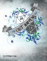 Crit Happens notebook 1655803018 Book Cover