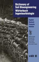 Dictionary of Soil Bioengineering Worterbuch Ingenieurbiologie: English/Deutsch/Francais/Italiano 3519050420 Book Cover