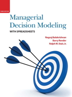 Managerial Decision Modeling with Spreadsheets [with Student CD] 0131951149 Book Cover