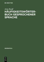 H�ufigkeitsw�rterbuch gesprochener Sprache 3484240083 Book Cover