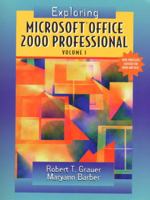 Exploring Microsoft Office 2000 Professional: Volume 1 0130111090 Book Cover
