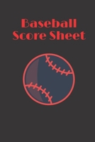 Baseball Score Sheet: 120 Baseball Scorecard sheets / Log a Full Season / Gift for Dad / Notebook /8.5 X 11 format, Sport Memories Journal Baseball, Baseball Score Notebook 1675976252 Book Cover