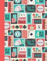 Patchwork Poker Phrases: Dot Grid Notebook 1081365145 Book Cover