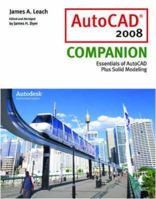 AutoCAD 2008 Companion with AutoDESK 2008 Inventor DVD 0077228693 Book Cover
