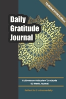 Daily Gratitude Journal: 52 Week Journal - Reflect for 5 Minutes Daily 1696789346 Book Cover