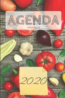 Agenda 2020: semainier&journalier 12 mois vue mensuelle en d�but de mois confort prise de notes avec nombreuses annexes format 15 x 22 cm motif l�gumes 1698956886 Book Cover