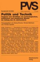 Politische Vierteljahresschrift (PVS), Sonderh.31, Politik und Technik 3531135694 Book Cover